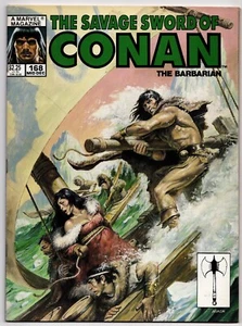 Savage Sword of Conan Vol 1 No 168 Dec 1989 (VFN-) (7.5) Marvel B&W Magazine - Bild 1 von 2