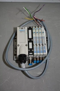 ^ Festo VMPA-KMS1-8-2,5/533195 Manifold Assembly W/ 4x Valves 533347 #X1824 - Picture 1 of 7