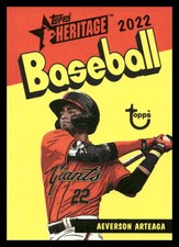 2022 Topps Heritage Minor League 73PC-9 Aeverson Arteaga ACL Giants