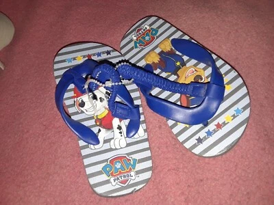 Nickelodeon Paw Patrol Toddler Boys Beach Flip Flop Sandal 5-6 NWT - Image 1 of 2