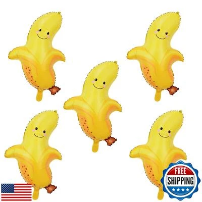 Globos de Mylar de 28 pulgadas 5 piezas para baby shower - Decoración de fiesta temática de plátano S Foto 1 de 4