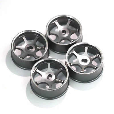 1/28 RC Car Aluminum Wheel Hub (4) For Wltoys MINI-Z AWD AMZ MINI-Q AMR GLA IW04 - Image 1 of 4