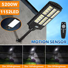 5200W 1152Led Commercial Solar Street Light Dusk To Dawn Road Wall Security Lamp