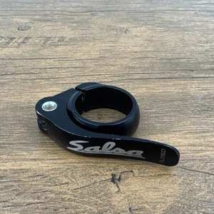 Salsa Flip Lock Quick Release QR Seat Seatpost Clamp 32mm BLACK Collar - Picture 1 of 3