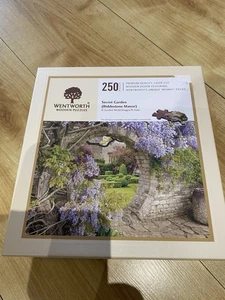 Wentworth Secret Garden Biddestone Manor 250 Piece Wooden Jigsaw Puzzle Flowers - Picture 1 of 2