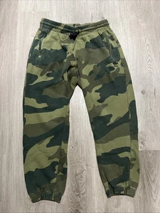 Adidas Men’s Medium Green Camouflage Pocket Zip Joggers - Picture 1 of 7