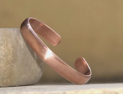 Handmade Copper Bracelet for Men Women Tibetan Healing Copper Jewelry Bracelet - Image 1 of 4
