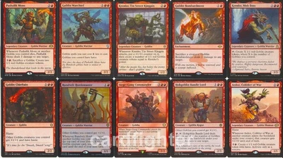 Custom Goblin Tribal Commander EDH Deck - Krenko, Tin Street Kingpin - MTG Magic - Image 1 of 4