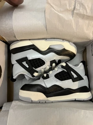 Jordan  4 Retro (TD) Size 6c FZ8584-070 - Image 1 of 4