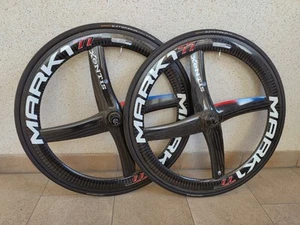 Juego de ruedas Xentis Mark 1 TT Shimano 9/10(/11) compartimento bicicleta de carretera 28" carbono tubular - Imagen 1 de 9