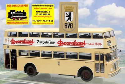Minichamps 439071085: Berliner BVG Bus D2U "Doornkaat" 1:43 [G] - Bild 1 von 4