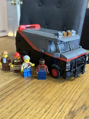 LEGO B.A BARACUS A-TEAM VAN MINIFIGS FIGURE CUSTOM MOC IDEAS - Image 1 of 4