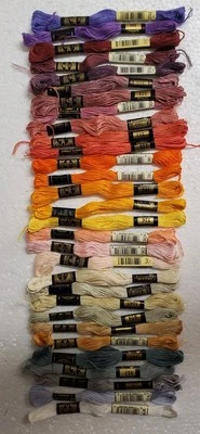 30 Skeins all DMC Embroidery Floss Thread. NO DUPLICATES - Image 1 of 4