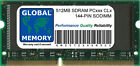 512MB PC100 100MHz/PC133 133MHz 144-PIN Sdram Sodimm RAM do laptopa Apple / st.