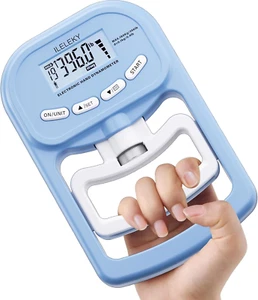 Hand Dynamometer Grip Strength Trainer - Electronic Hand Grip Strength Tester Gr - Picture 1 of 12