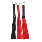 Adult Leather Flogger Whip Tickler Roles Play Prop Hen Party Fancy Handle Women