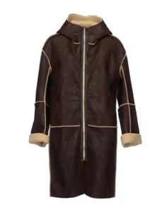 Dondup Cappotto Reversibile Ecopelle Faux Fur Tg 42 - Foto 1 di 10