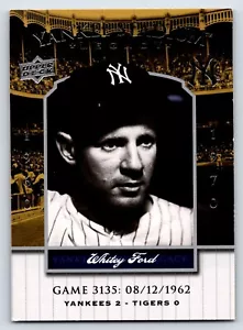 2008 Upper Deck Yankee Stadium Legacy Whitey Ford #3135 New York Yankees - Picture 1 of 2