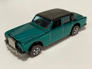 Vintage Hot Wheels Redline Rolls Royce (RARE GREEN/BLACK ROOF) Restored. - Picture 1 of 11