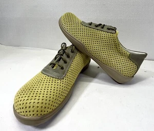 Footprints By Birkenstock Women Oxfords Padua Perforated Leather Shoes Sz 37/ 6 - Picture 1 of 14