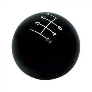 6 speed engraved shifter shift knob BLACK : 9/16"-18 for 1997-2004 C5 Corvette - Picture 1 of 2