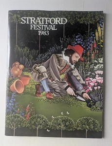1983 STRATFORD ONTARIO CANADA SHAKESPEARE FESTIVAL OFFICIAL PROGRAM and Ticket - Picture 1 of 6