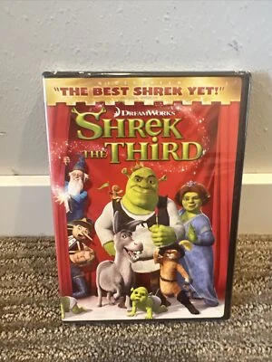 SHREK THE THIRD (2007, DVD, WIDESCREEN) DREAMWORKS Factory SEALED: - Image 1 of 2