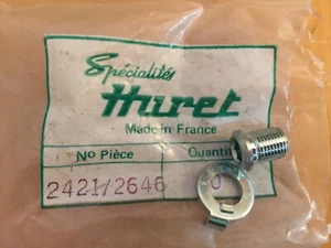 NOS Huret 2421 bullone di montaggio deragliatore posteriore/2646 piastra di arresto per abbandoni huret - Foto 1 di 5