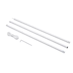 Sun Sail Shade Canopy Installation Pole/Pipe Kit Sun Sail Shade Canopy White - Picture 1 of 10