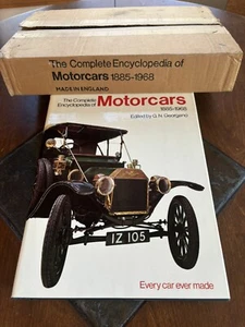 THE COMPLETE ENCYCLOPEDIA OF MOTORCARS 1885-1968 EDITED BY G N GEORGANO NOS! - Picture 1 of 13