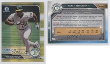 2019 Bowman National Convention Gold /50 Rickey Henderson #BNR-RH HOF