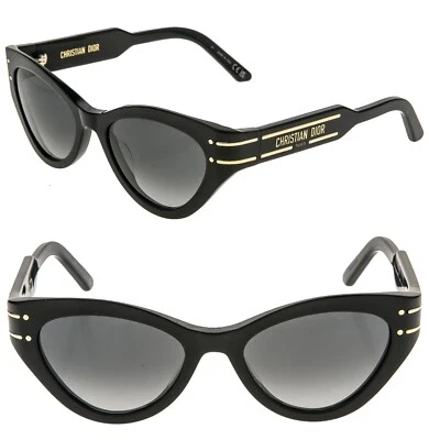 Gafas de sol CHRISTIAN DIOR SIGNATURE negras doradas finas DIORSIGNATURE B7I Cat CD40130I Foto 1 de 4
