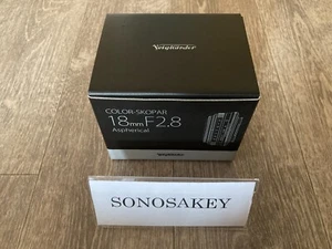 Voigtlander Color-Skopar 18mm F2.8 Asférico Montaje X Negro Nuevo en Caja - Imagen 1 de 5
