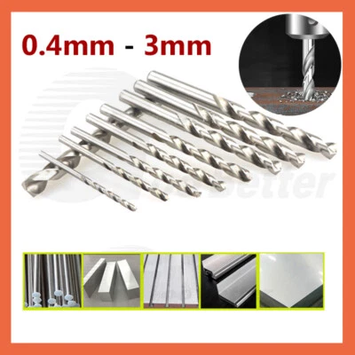 HSS-Co Bohrer Spiralbohrer Metallbohrer Cobaltbohrer 0.4mm - 3mm für Edelstahl - Bild 1 von 4