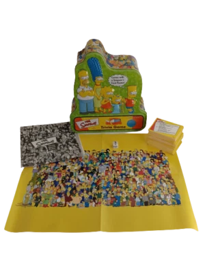 The Simpsons Trivia Game Limited Edition 3D Collectors Tin w/ Cast Poster - Image 1 of 4