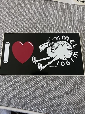 Pegatina de parachoques de estación de radio KMEL 106 FM de colección San Francisco Rock años 80’s Foto 1 de 4