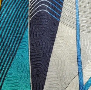VITALIANO PANCALDI ~ CORBATA DE VESTIR DE SEDA PARA HOMBRE ~ AZUL, TURQUESA, PLATA, NEGRO ~ 59" - Imagen 1 de 4