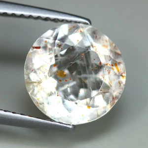 3.70 Cts_Loose Stone_100 % Natural Unheated Red Dot Oregon Peach Pink Sunstone - Imagen 1 de 3