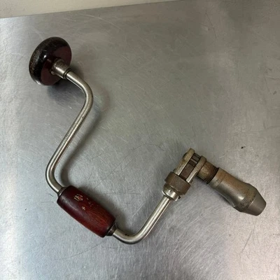 Herramienta de madera para carpintería taladro soporte barrena reversible Fulton 10 de colección - 13,5" de longitud Foto 1 de 4