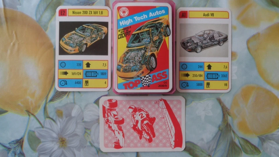 Quartett Auto Hightech Ausgabe 1992 - Bild 1 von 1