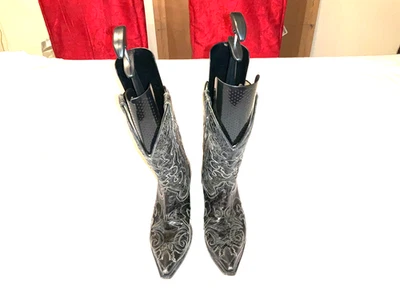 Botas de vaquero Corral C 2155 punta puntiaguda negras para mujer talla 9,5 D Foto 1 de 4