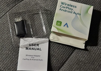 Mini USB Wireless CarPlay + Android Auto Adapter MIT 1Klick Button Für Alle - Bild 1 von 2