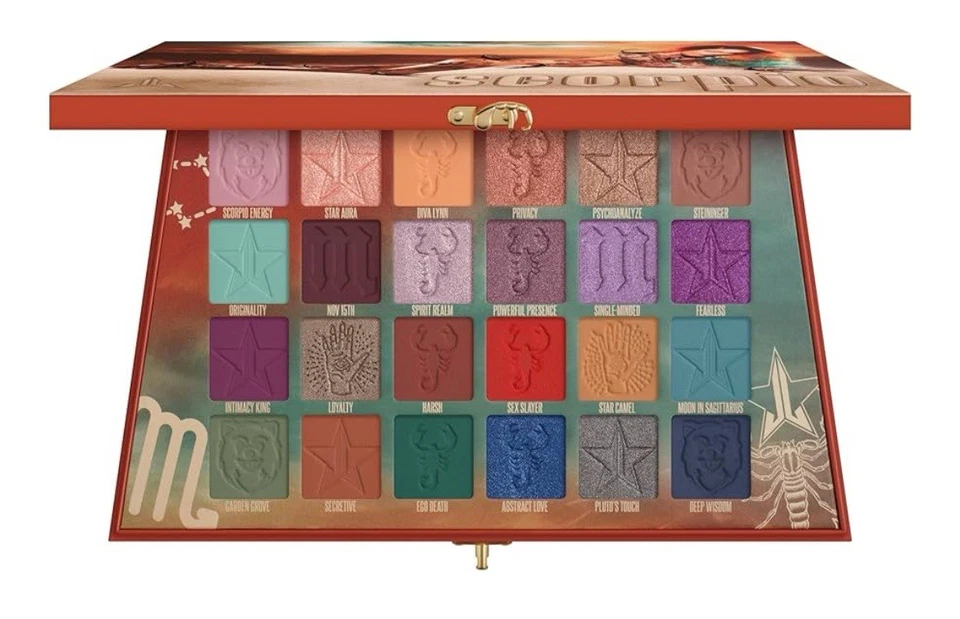 PALETA DE SOMBRAS DE OJOS JEFFREE STAR COSMETICS ESCORPIO Nueva En Caja Tamaño Completo Foto 1 de 1