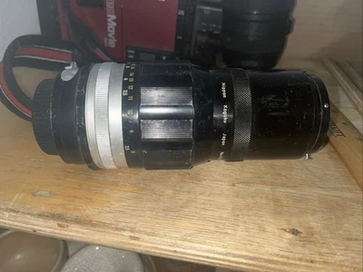 Lente teleobjetivo Nikkor-Q automático 1:4 f=200 mm Nikon 435304 Japón - SIN PROBAR Foto 1 de 4