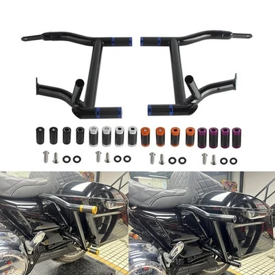 Protector de riel de alforja y barra de choque para Harley Electra Glide Road Glide 2014-2024 Foto 1 de 4