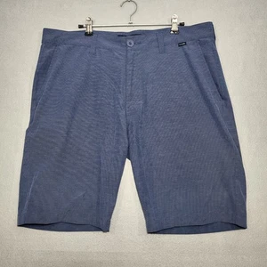 Travis Mathew Shorts Mens 34 Blue Casual Flat Front Golf Golfing Classy - Picture 1 of 8