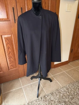 New Donna Karan New York Women’s W/ Tags Blazer Size 14 Black Button - Image 1 of 4