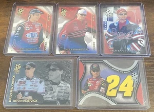 Dale Earnhardt Jr. Jeff Gordon Kevin Harvick 2001 Press Pass VIP Lot (5) RL01 - Picture 1 of 2