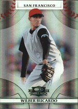 2008 (GIANTS) Donruss Threads Century Proof Green #89 Wilber Bucardo /250