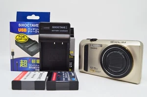Near MINT CASIO EXILIM EX-ZR300 White 16.1MP Digital Camera works From JAPAN - Picture 1 of 14